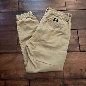 Vans Khaki Mens Joggers Size 33